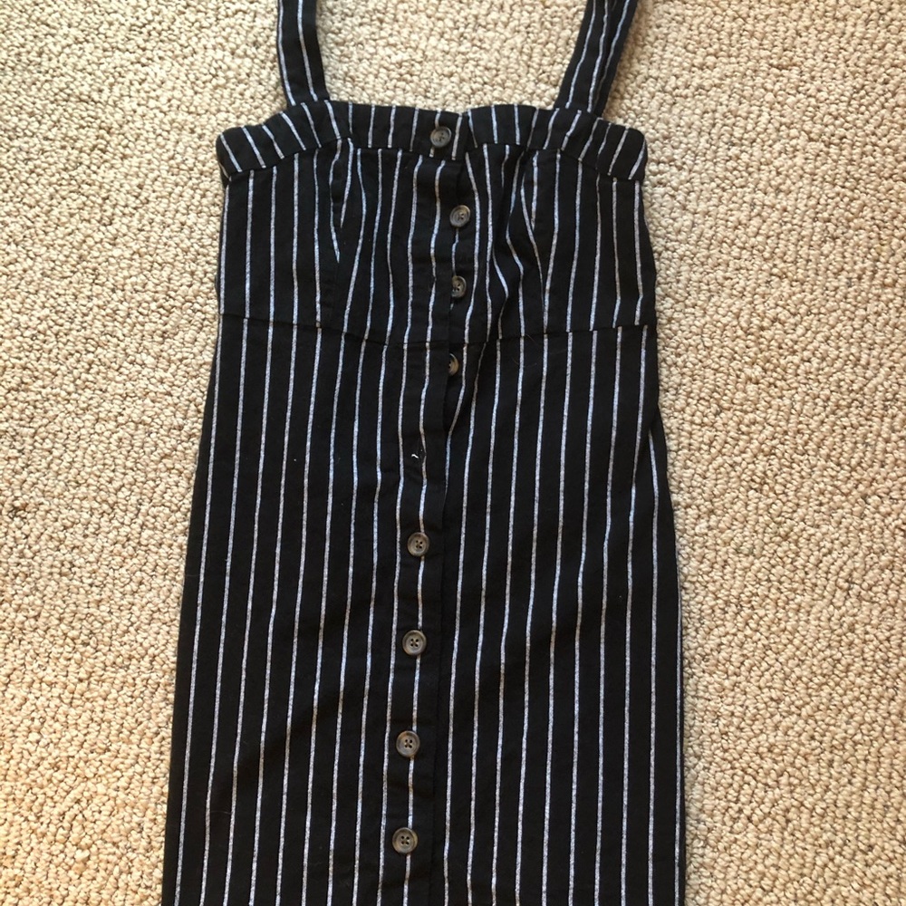 hollister button dress